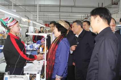 中央政治局委員，國務院孫春蘭副總理 參觀美麗奧工廠